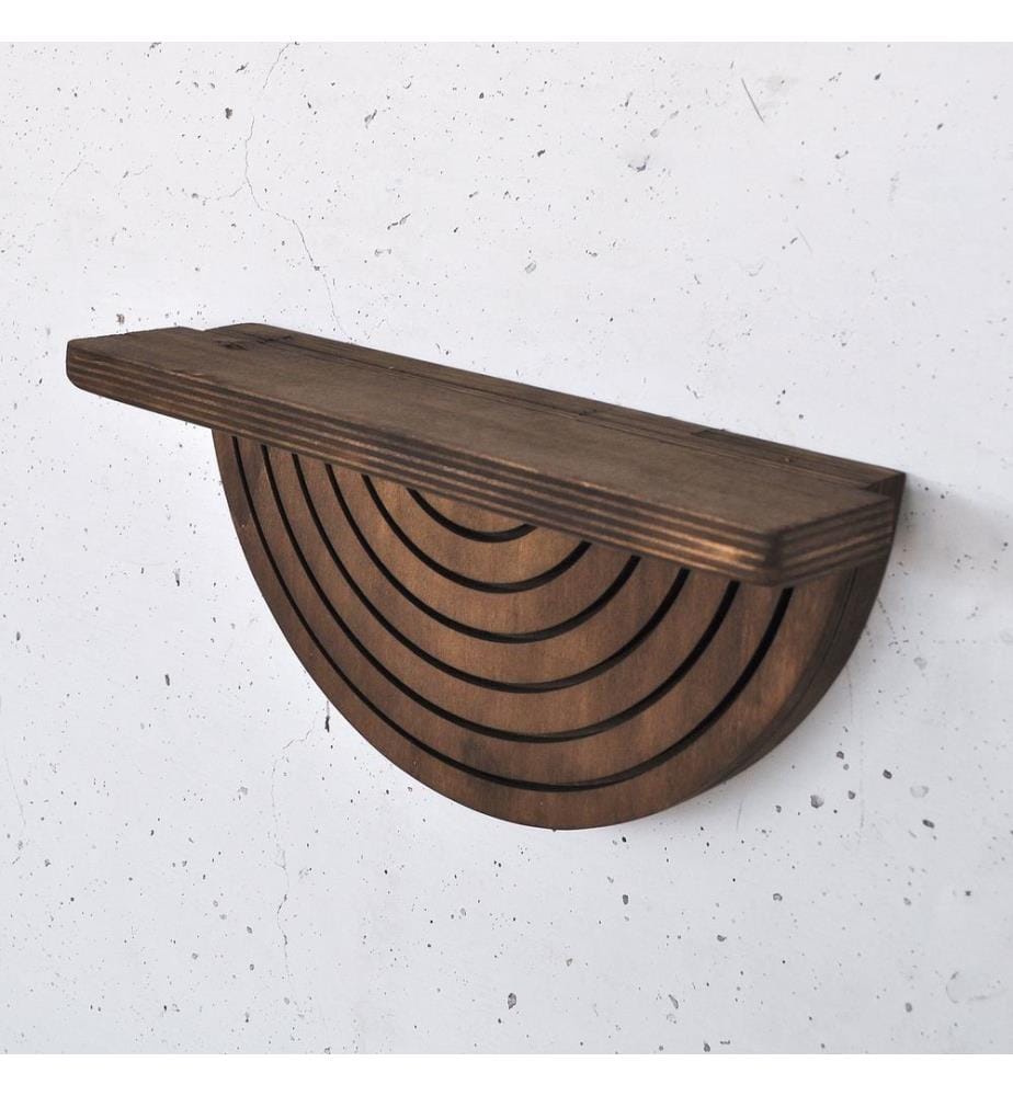 Dekoratives Wandregal aus Holz, 100 % Sperrholz