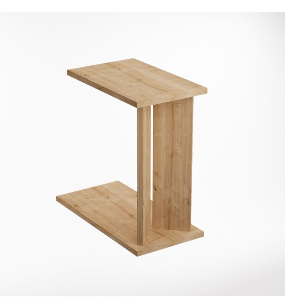 Table d'appoint, chêne saphir, 100 % panneau de particules mélaminé