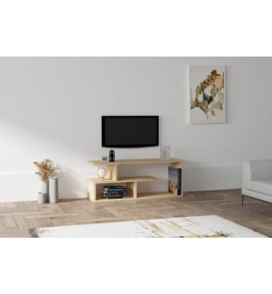 TV-Ständer, Saphir, melaminbeschichtete Spanplatte