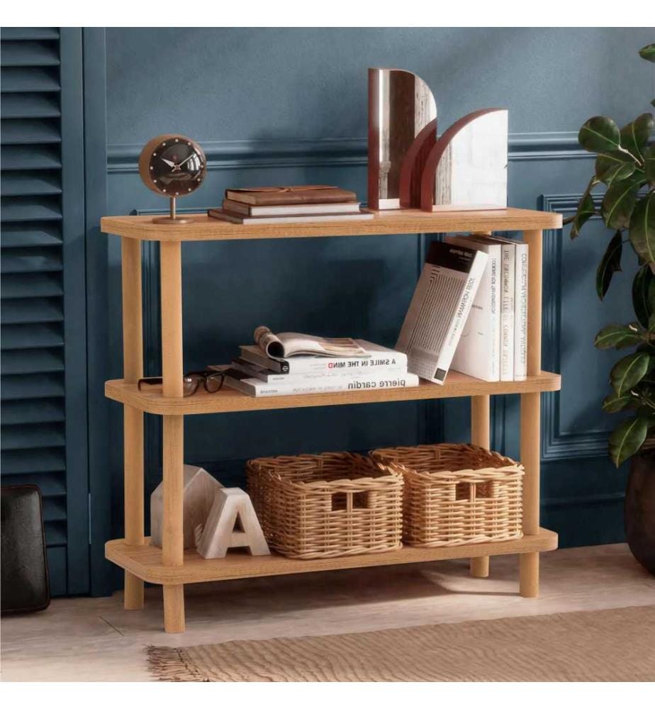 Bookshelf, Atlantic Pine, Melamine Coated Particle Board