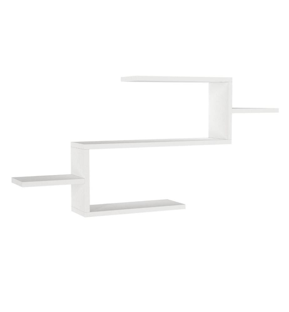 Scaffale, bianco, pannello truciolare rivestito in melamina