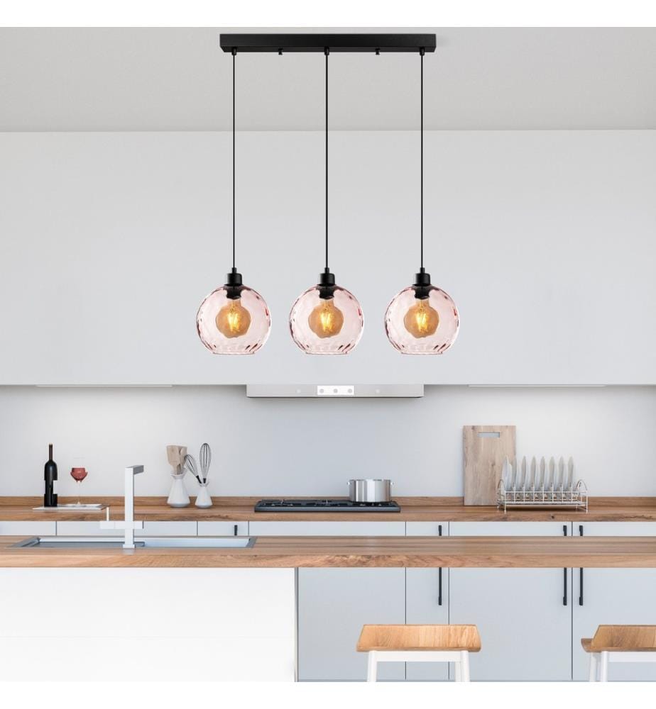 Kronleuchter, Rosa, METALLKÖRPER