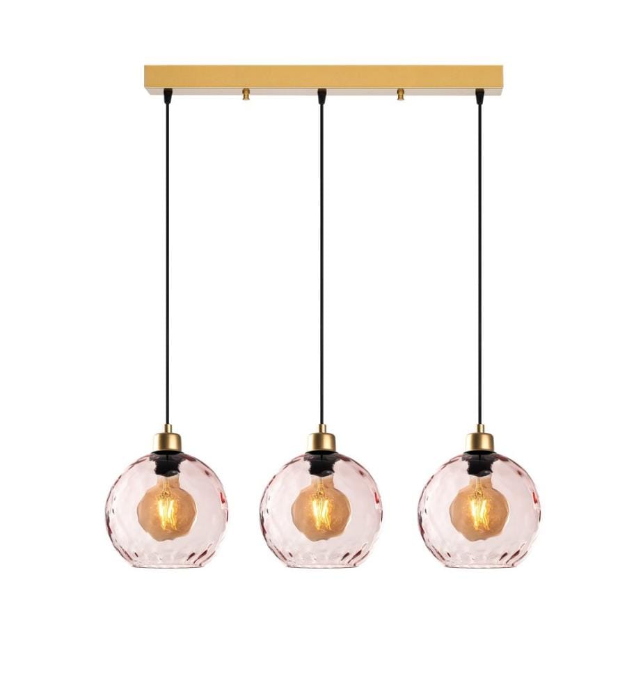 Kronleuchter, Rosa, METALLKÖRPER