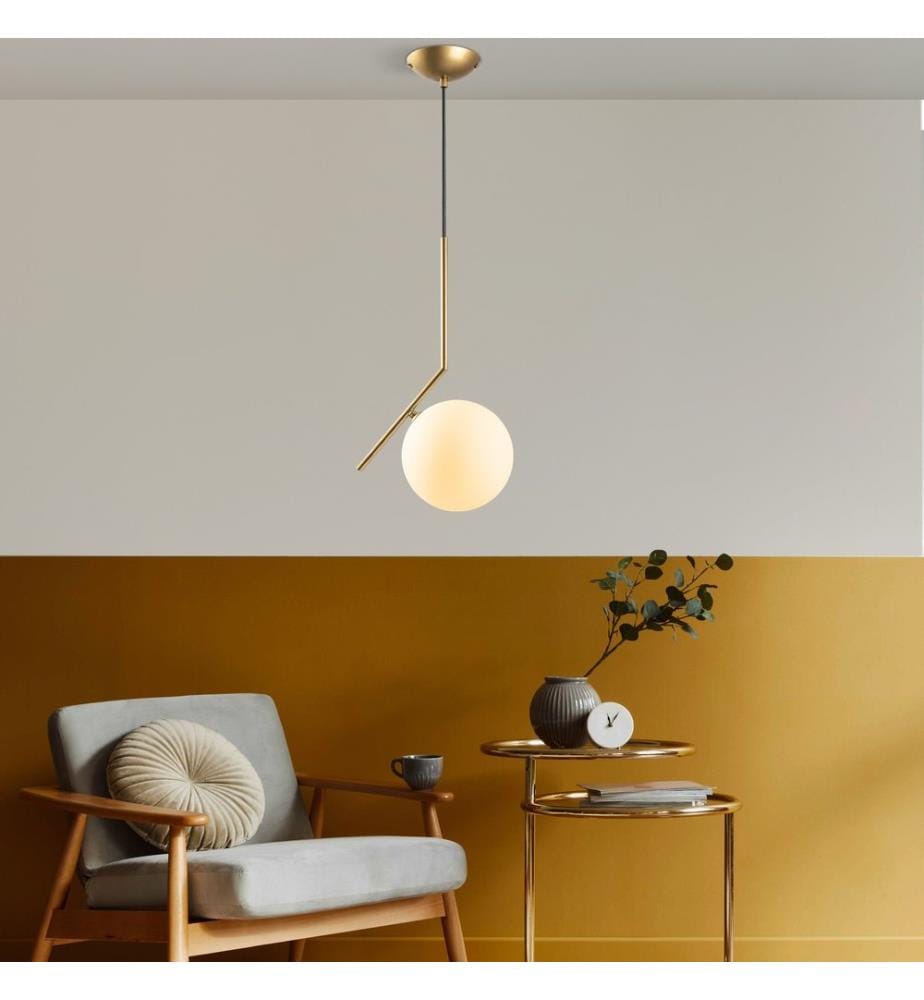Lustre, doré, CORPS EN MÉTAL