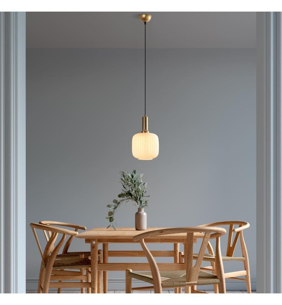 Kronleuchter, Gold, Metallkörper, Glaskappen