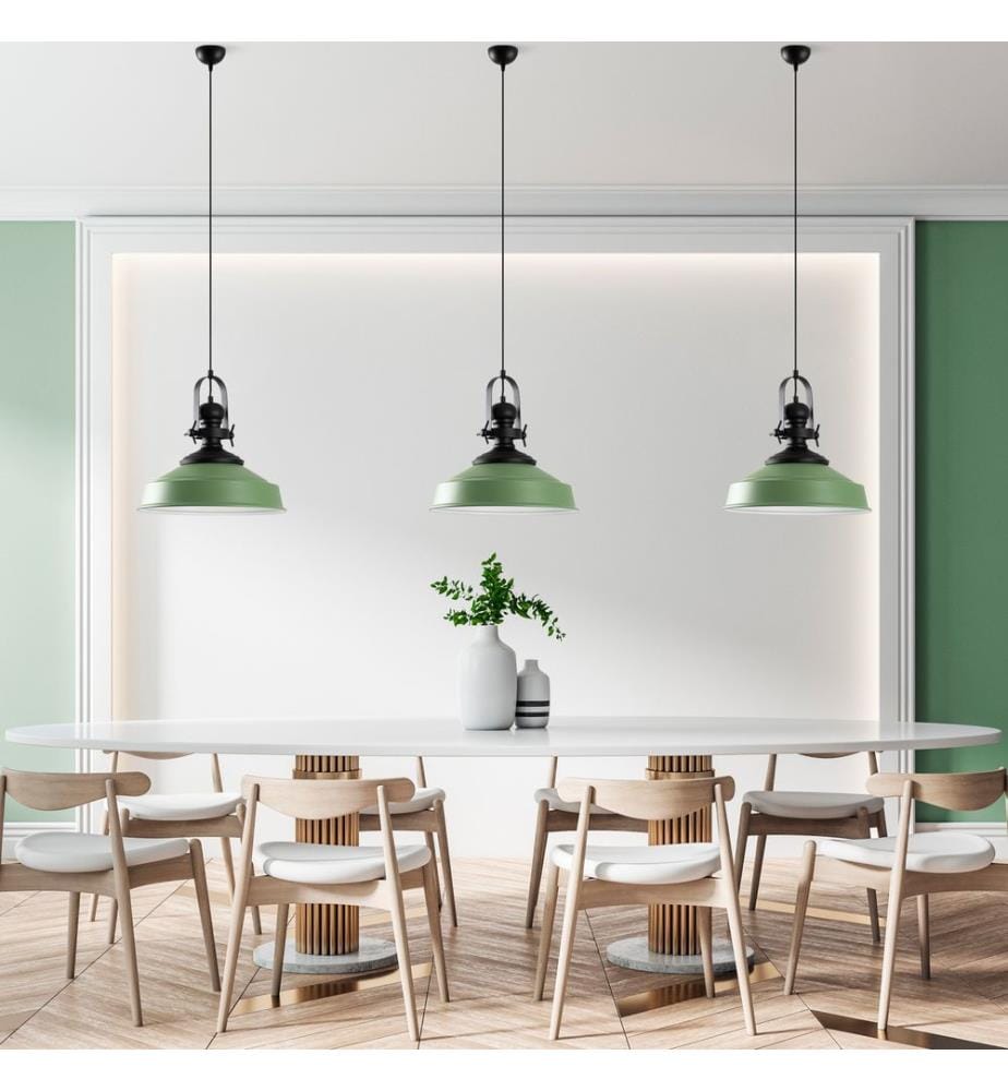 Lustre, vert, STRUCTURE EN MÉTAL