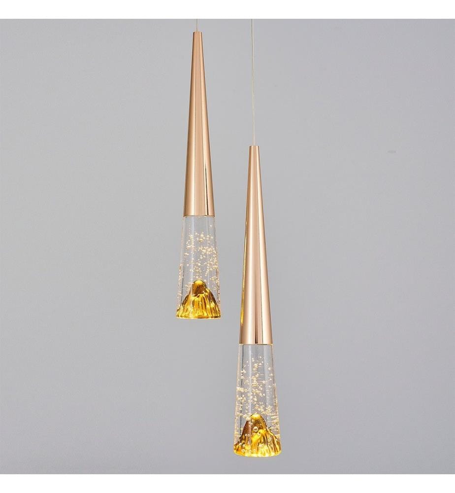 Lustre, doré, rose, CORPS EN POLYESTER