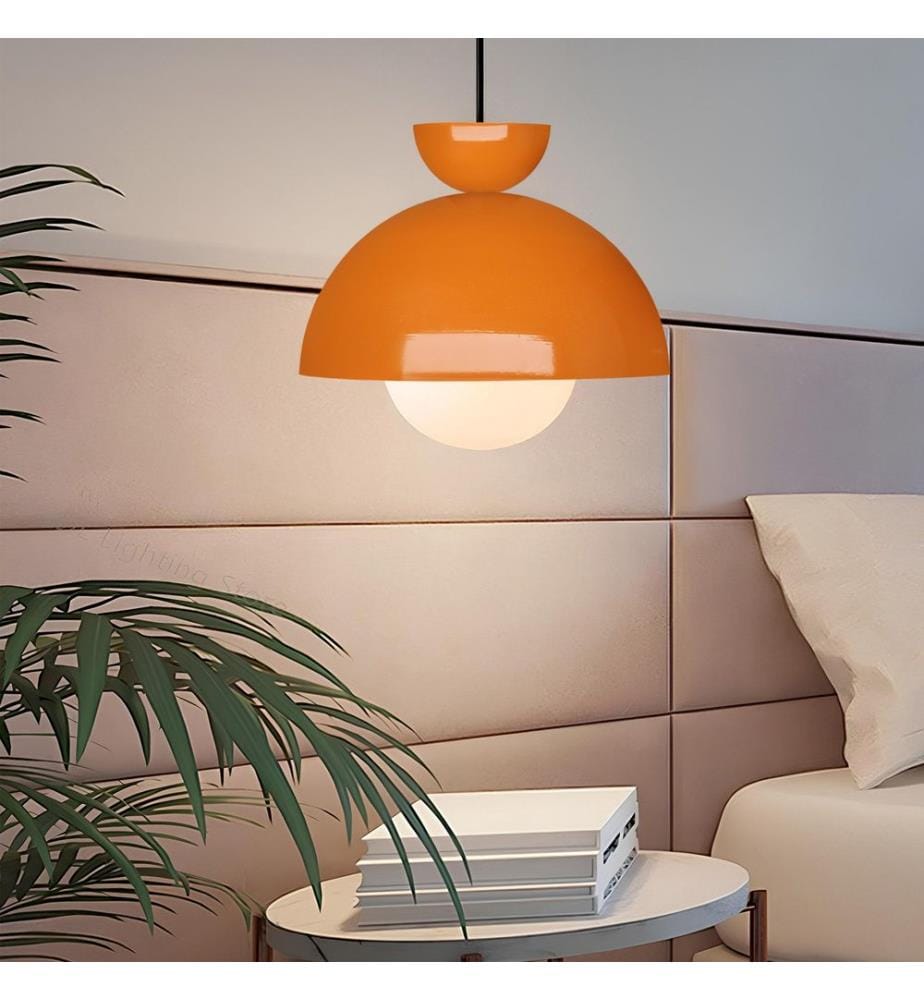 Kronleuchter, orange, METALLKÖRPER
