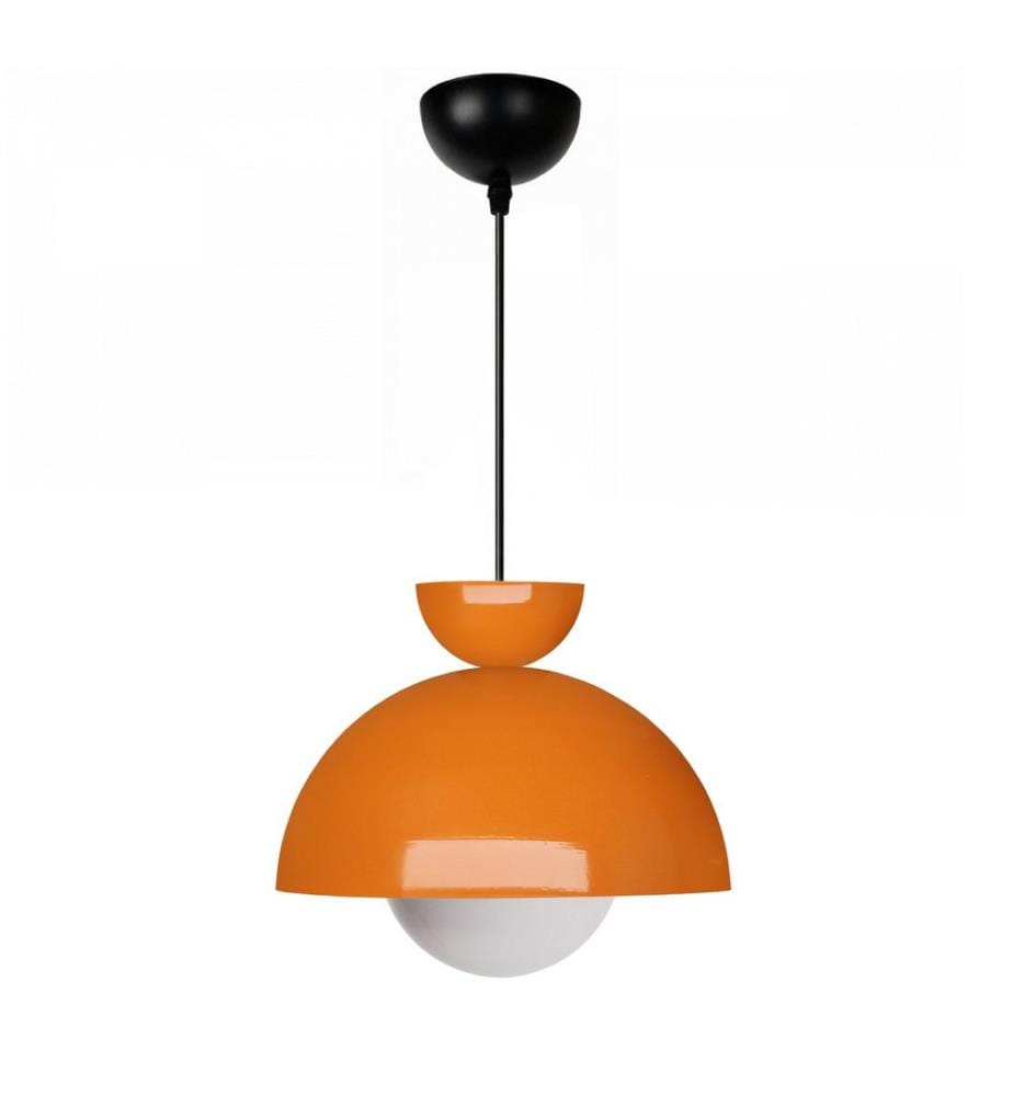 Kronleuchter, orange, METALLKÖRPER