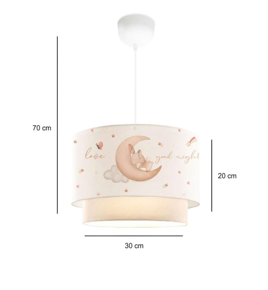 Kronleuchter, Creme, KUNSTSTOFFKÖRPER, PVC-Kappe