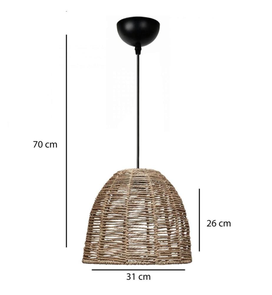 Kronleuchter, Natur, Metallkörper, Seilkappe