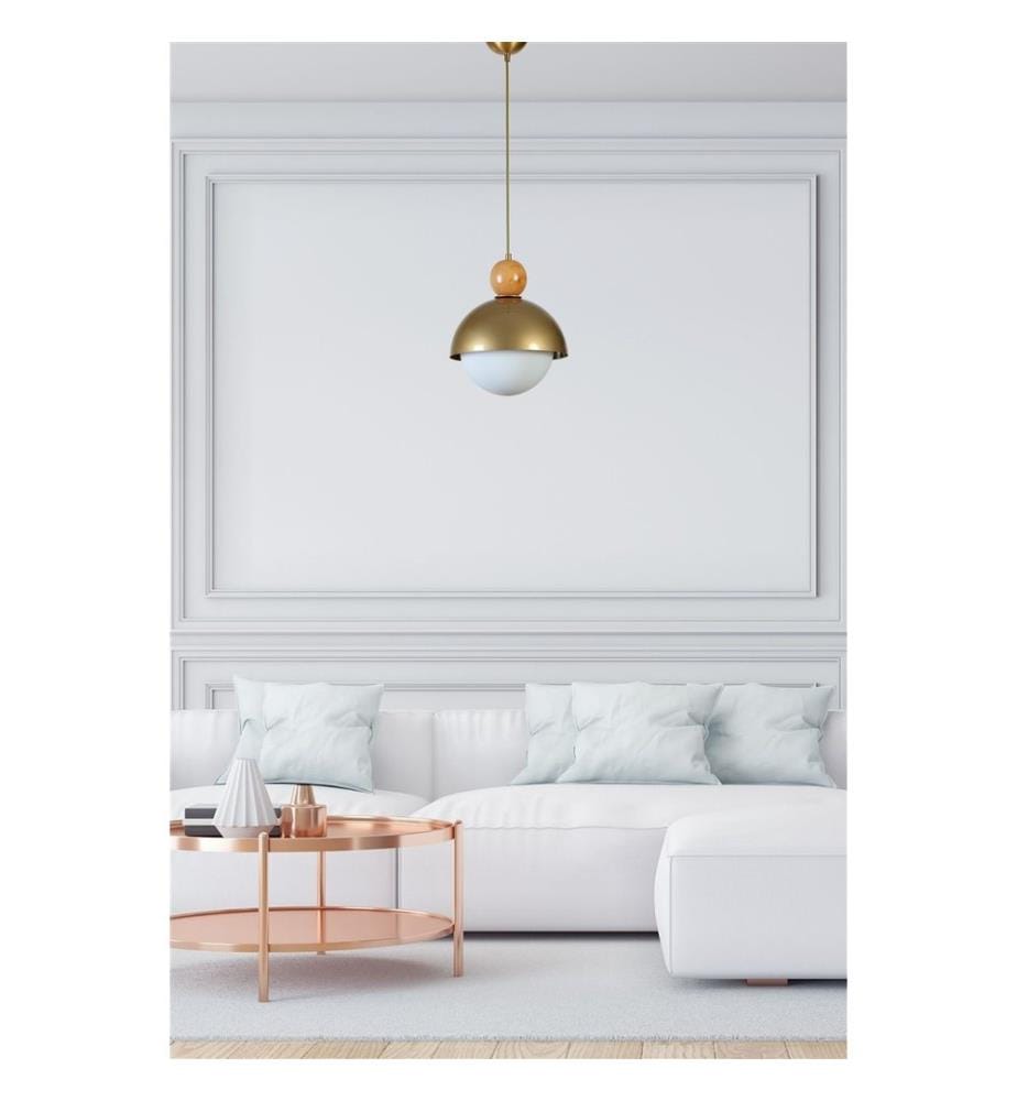 Lustre, doré, blanc, CORPS EN MÉTAL