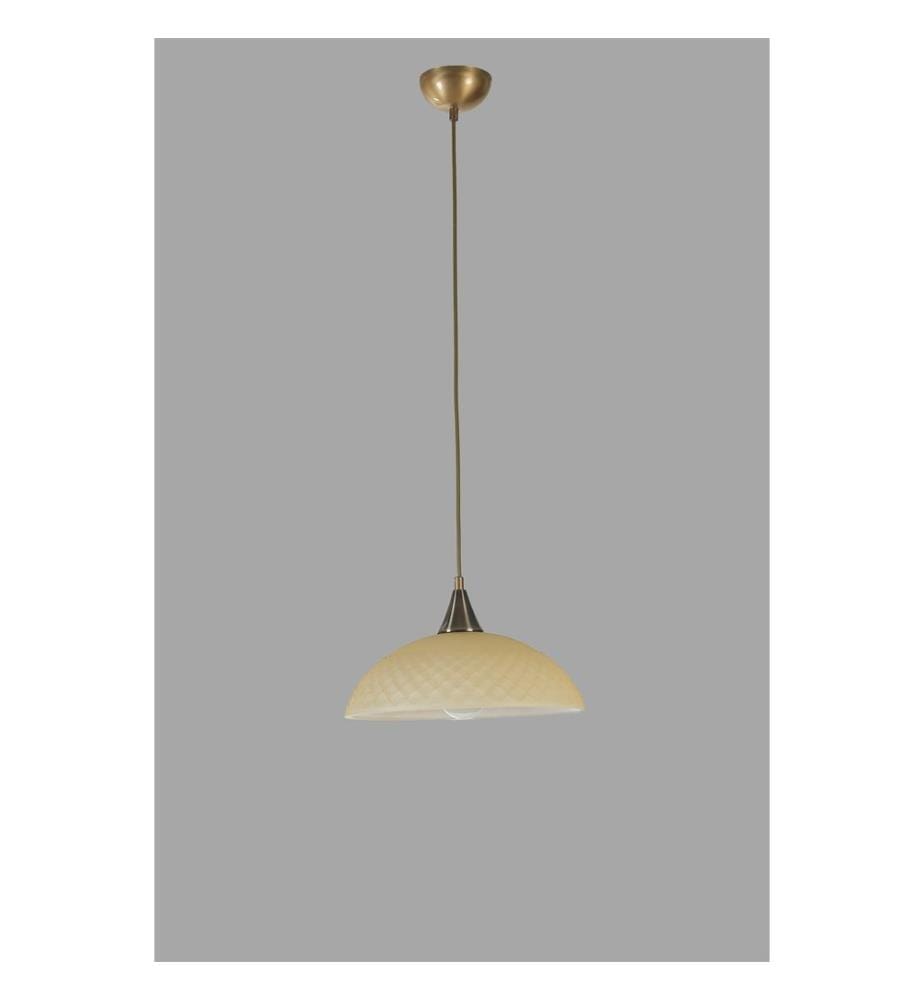Kronleuchter, Gold, Metallkörper, Glaskappen