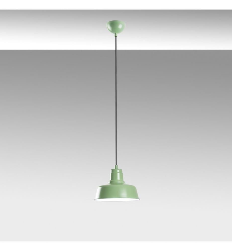 Kronleuchter, mintfarben, Metallkörper