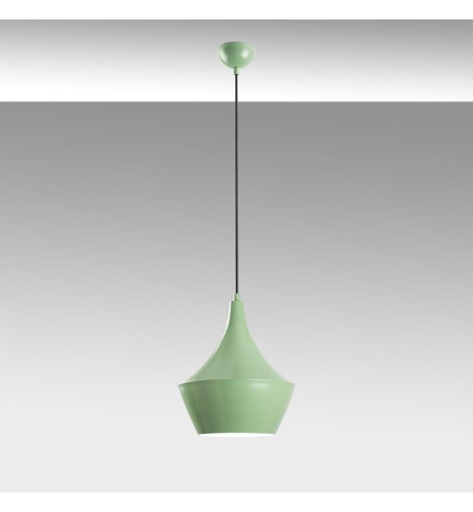 Kronleuchter, mintfarben, Metallkörper