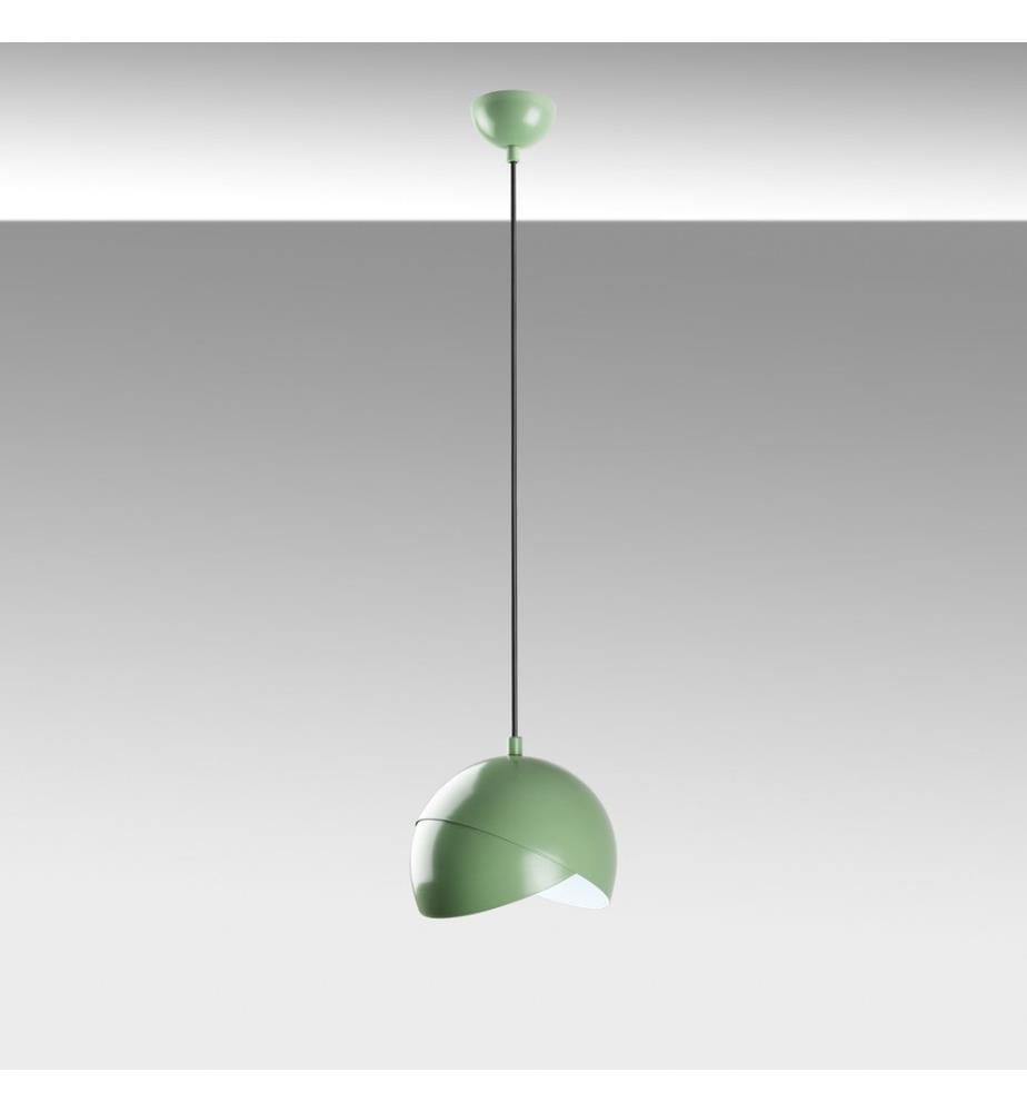 Kronleuchter, mintfarben, Metallkörper