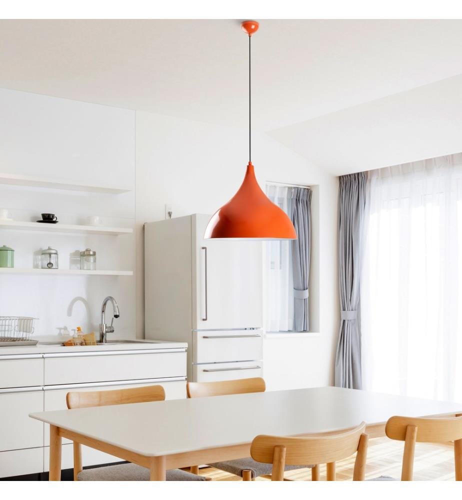 Kronleuchter, orange, METALLKÖRPER