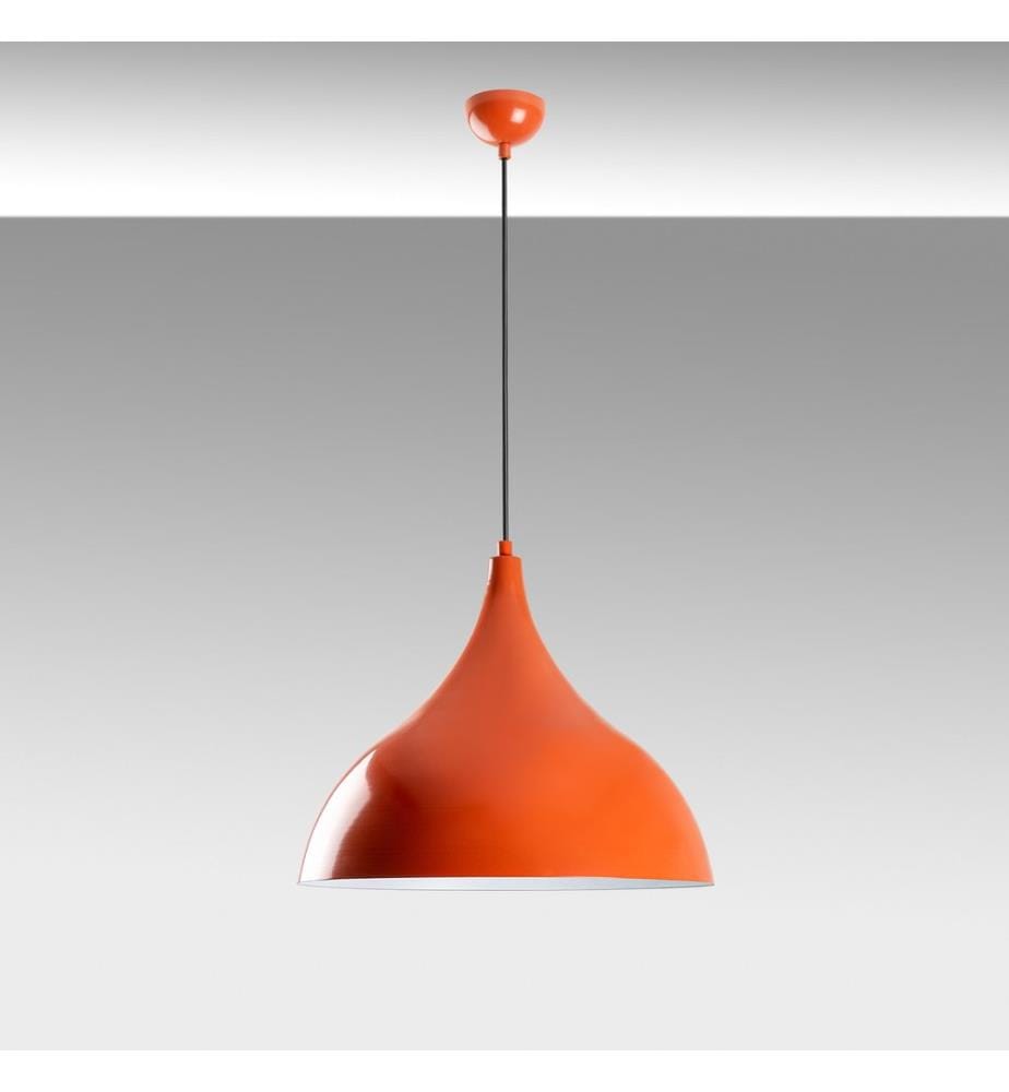 Kronleuchter, orange, METALLKÖRPER