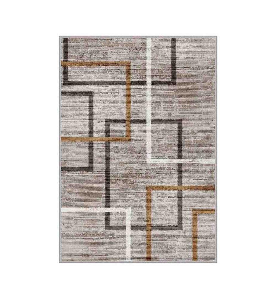 Teppich, Nerz, Braun, 100% Polyester, 100 x 300 cm