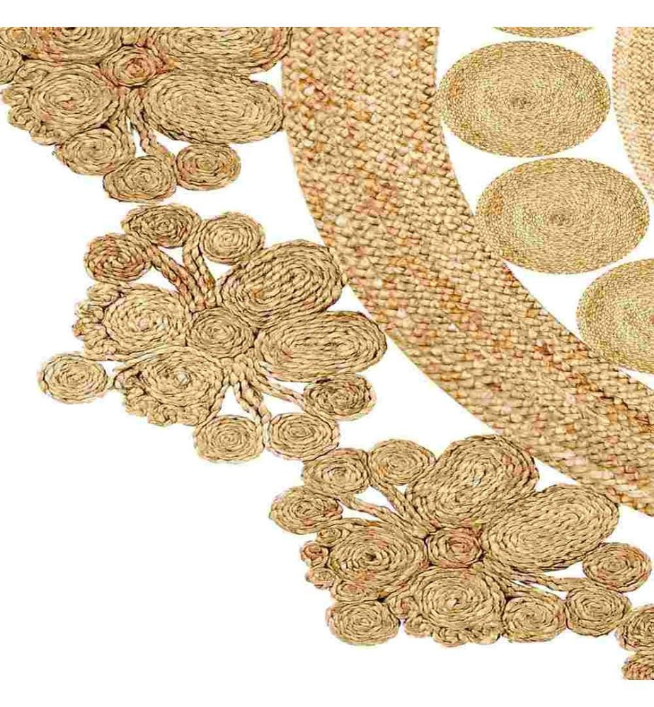 Carpet, Beige, 100% Polyester, 90 x 90 cm