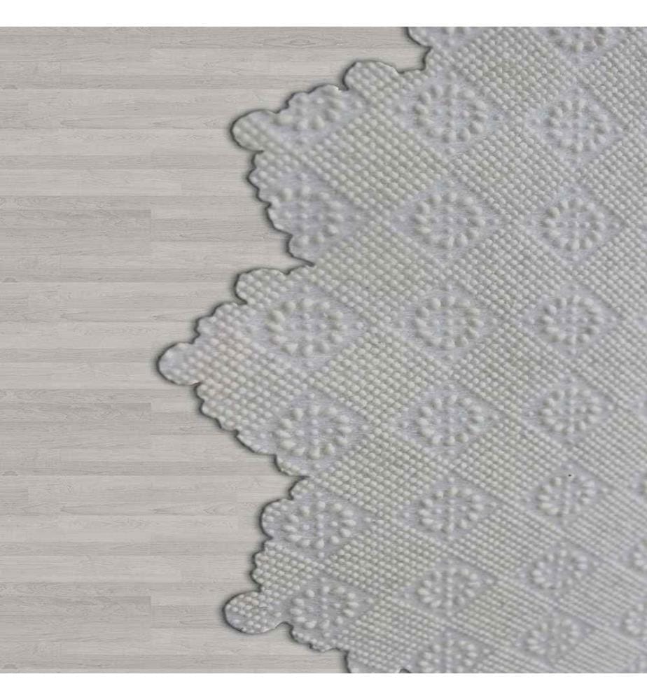 Carpet, Beige, 100% Polyester, 90 x 90 cm