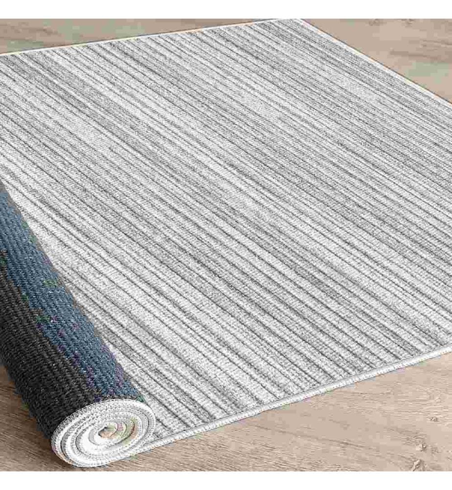 Carpet, Beige, Grey, 100% Cotton, 120 x 180 cm