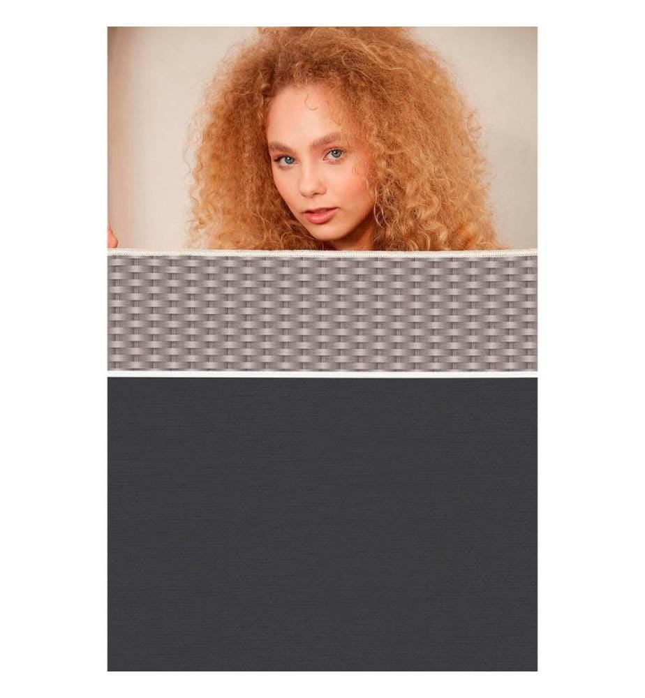 Carpet, Grey, Mink, 100% Cotton, 80 x 120 cm