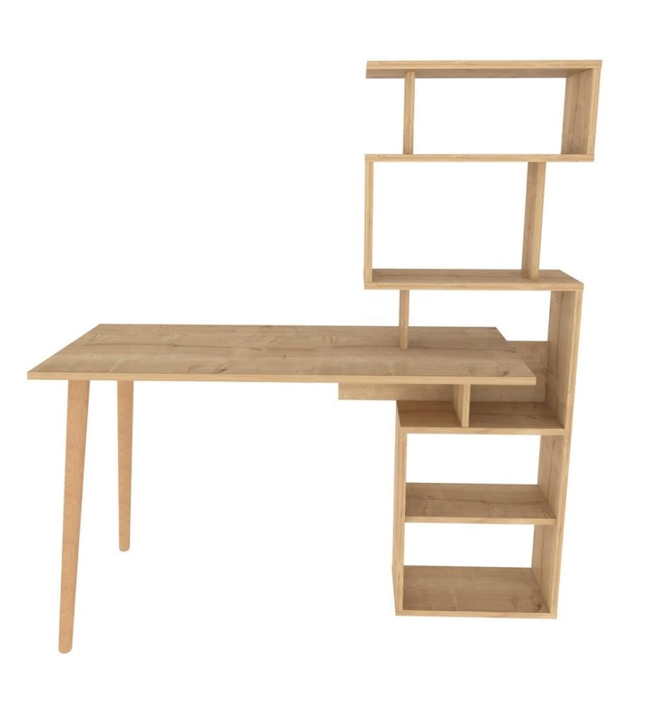Study Desk, Oak, Melamine Coated Particle Board