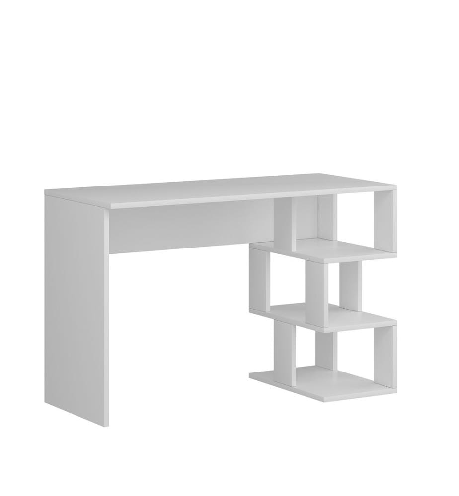 Study Desk, White, Melamine Coated Particle Board