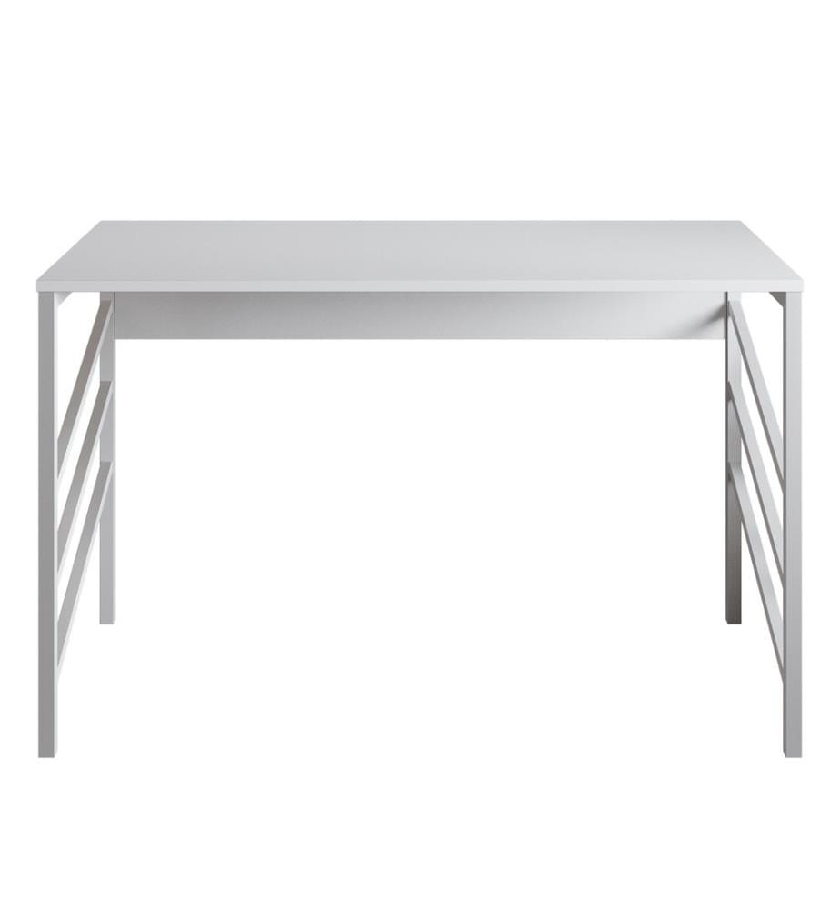 Study Desk, White, Melamine Coated Particle Board