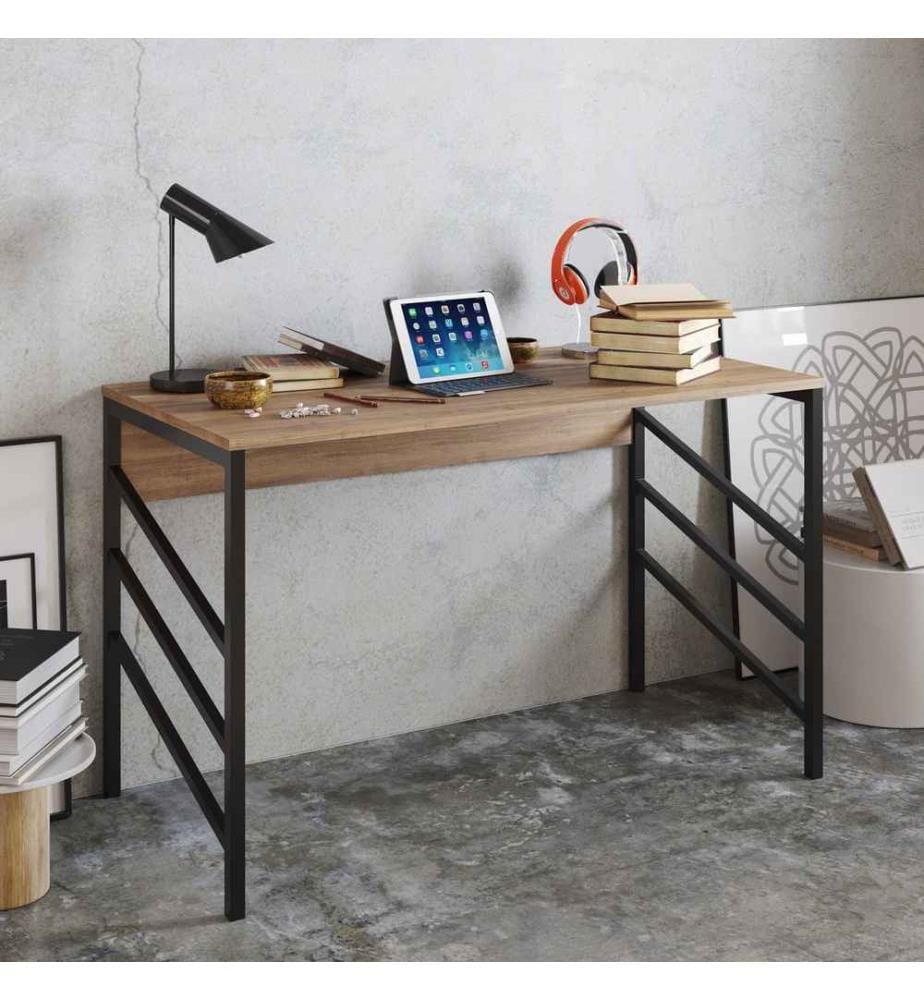 Bureau d'étude, noyer noir, panneau de particules mélaminé