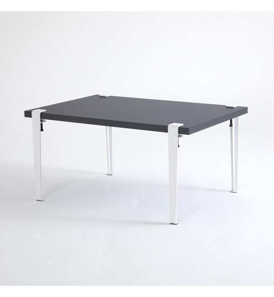 Coffee Table, Anthracite White, Melamine Coated Particle Board