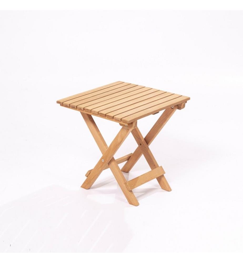 Table basse de jardin, marron, bois de hêtre, sans vernis