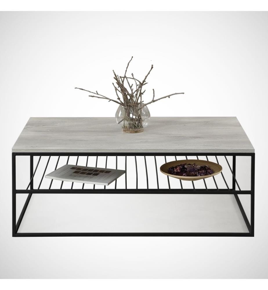 Table basse, chêne de mer, panneau de particules mélaminé