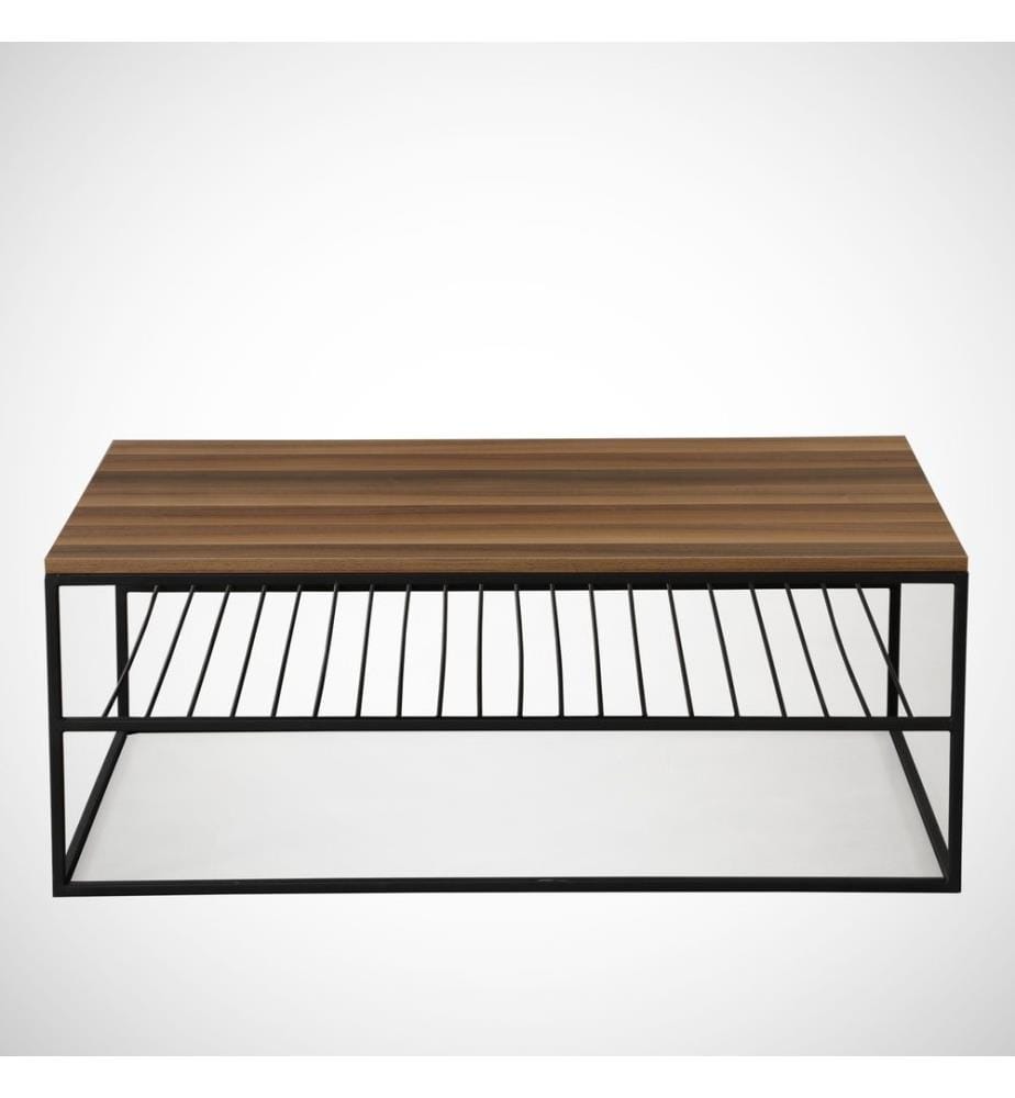 Coffee Table, Walnut, Melamine Coated Particle Board