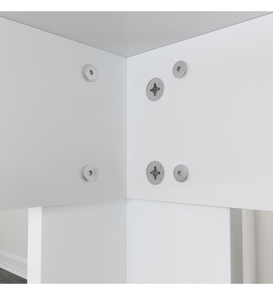 Dining Table, White, Melamine Coated Particle Board