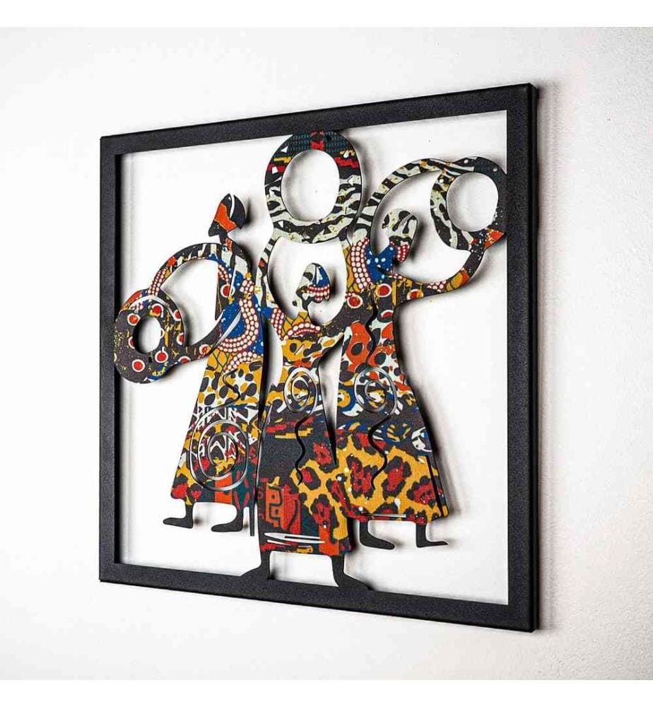 Decorative Metal Wall Accessory, Black, Steel