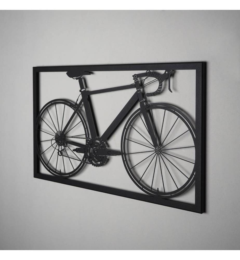 Decorative Metal Wall Accessory, Black, Steel