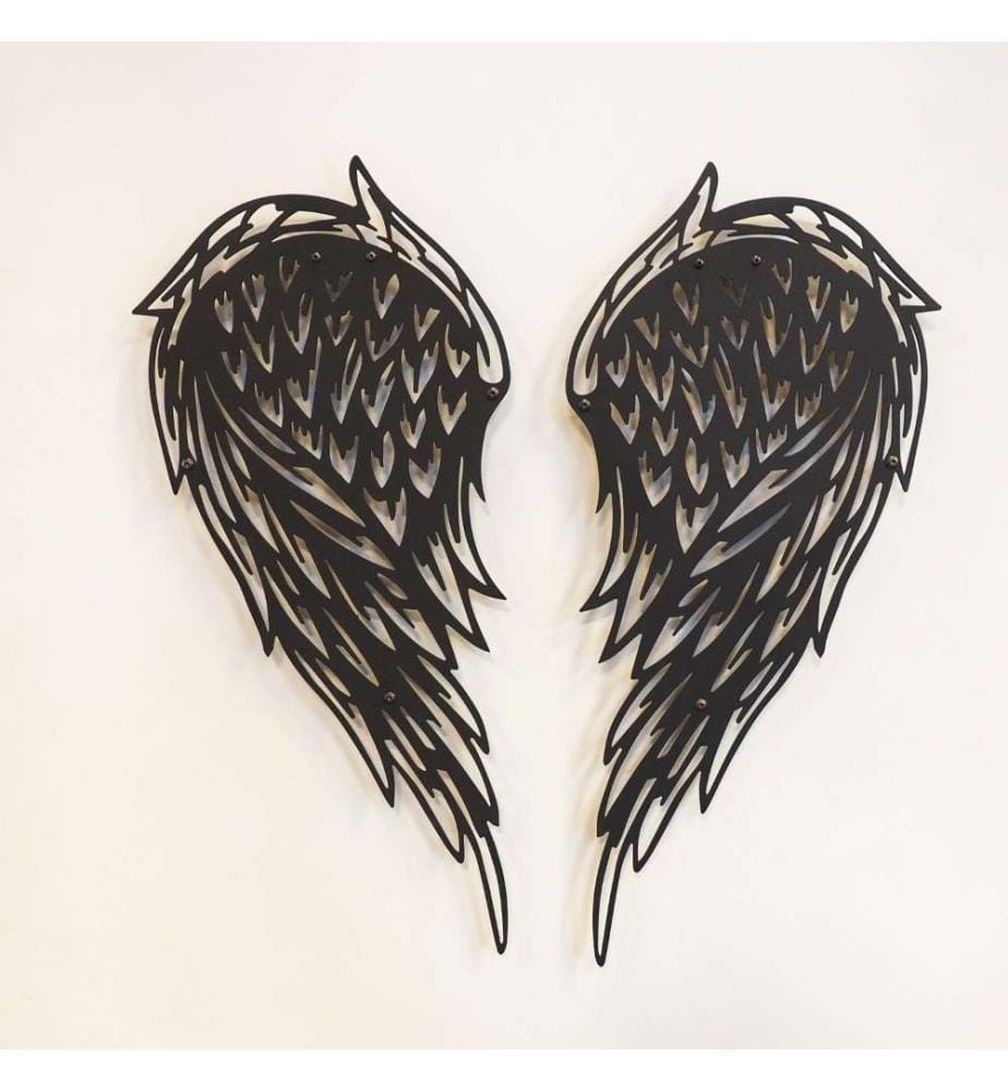 Decorative Metal Wall Accessory, Black, Steel