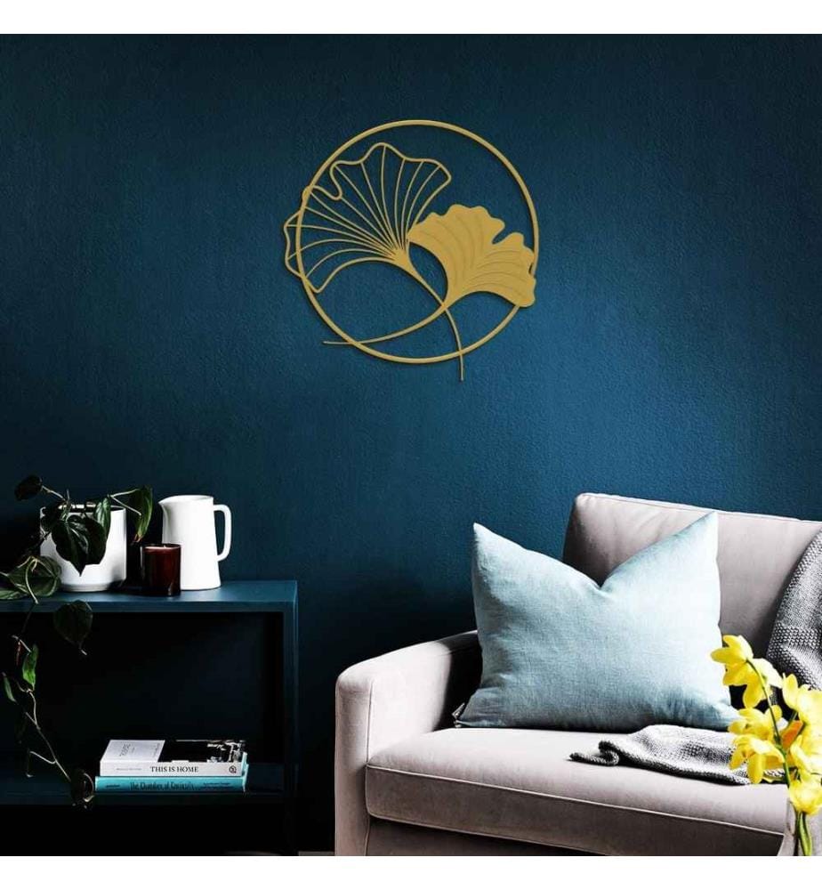 Decorative Metal Wall Accessory, Gold, Steel