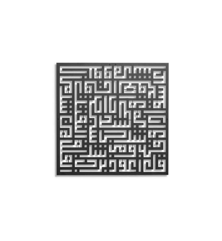 Decorative Metal Wall Accessory, Black, Metal