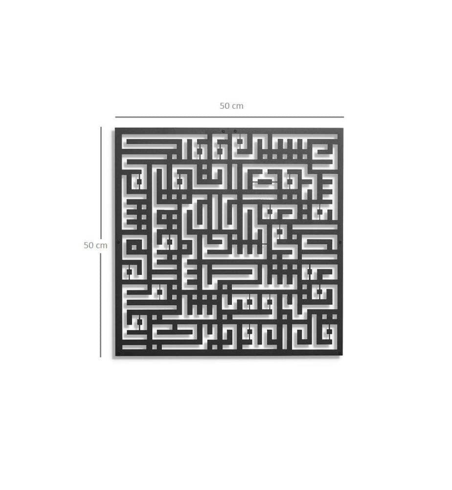 Decorative Metal Wall Accessory, Black, Metal