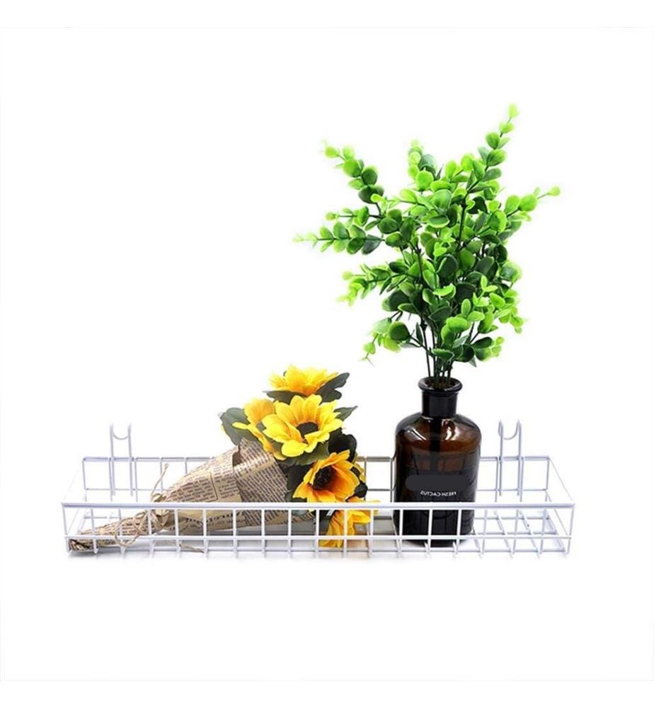 Decorative Metal Wall Accessory, White, Metal
