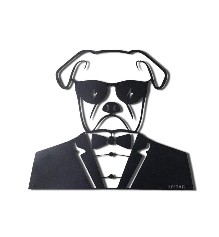 Decorative Metal Wall Accessory, Black, Metal