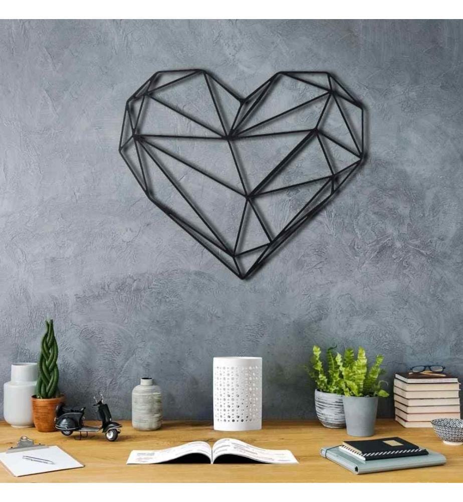 Decorative Metal Wall Accessory, Black, Metal