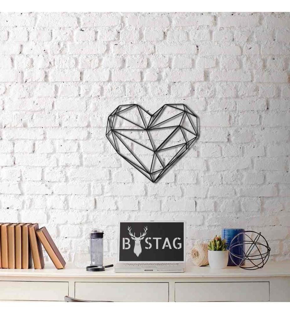 Decorative Metal Wall Accessory, Black, Metal