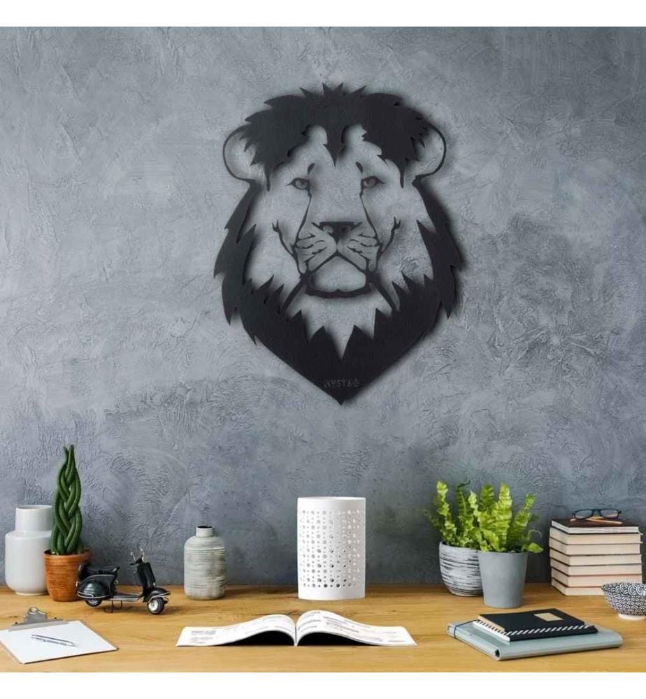 Decorative Metal Wall Accessory, Black, Metal