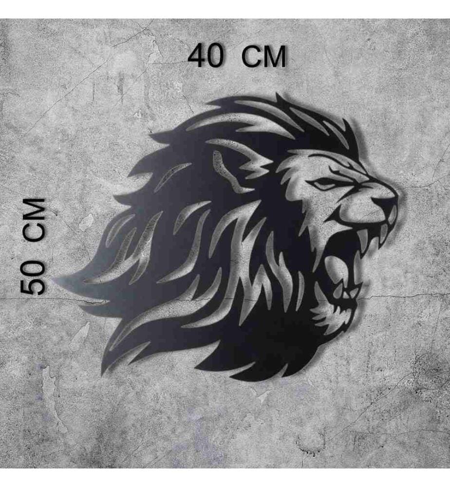 Decorative Metal Wall Accessory, Black, Metal