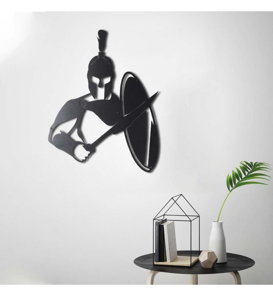 Decorative Metal Wall Accessory, Black, Metal