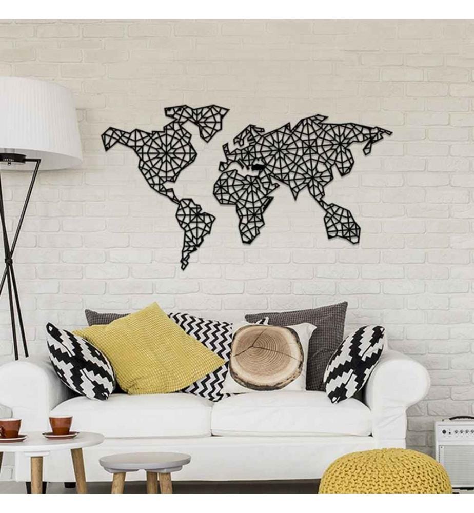 Decorative Metal Wall Accessory, Black, Metal